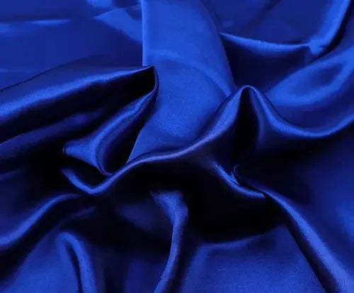 Satin Imitation Silk Fabric 150cm Wide Polyester Lining Cloth for Dresses Decor DIY Sewing by Meter