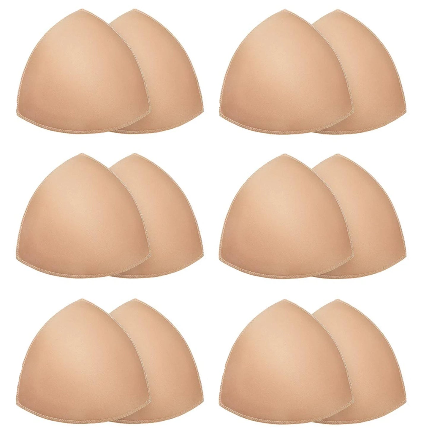 Driehoekige Push-up BH Pads – Onzichtbare Inlegstukken voor Bikini’s & Badpakken