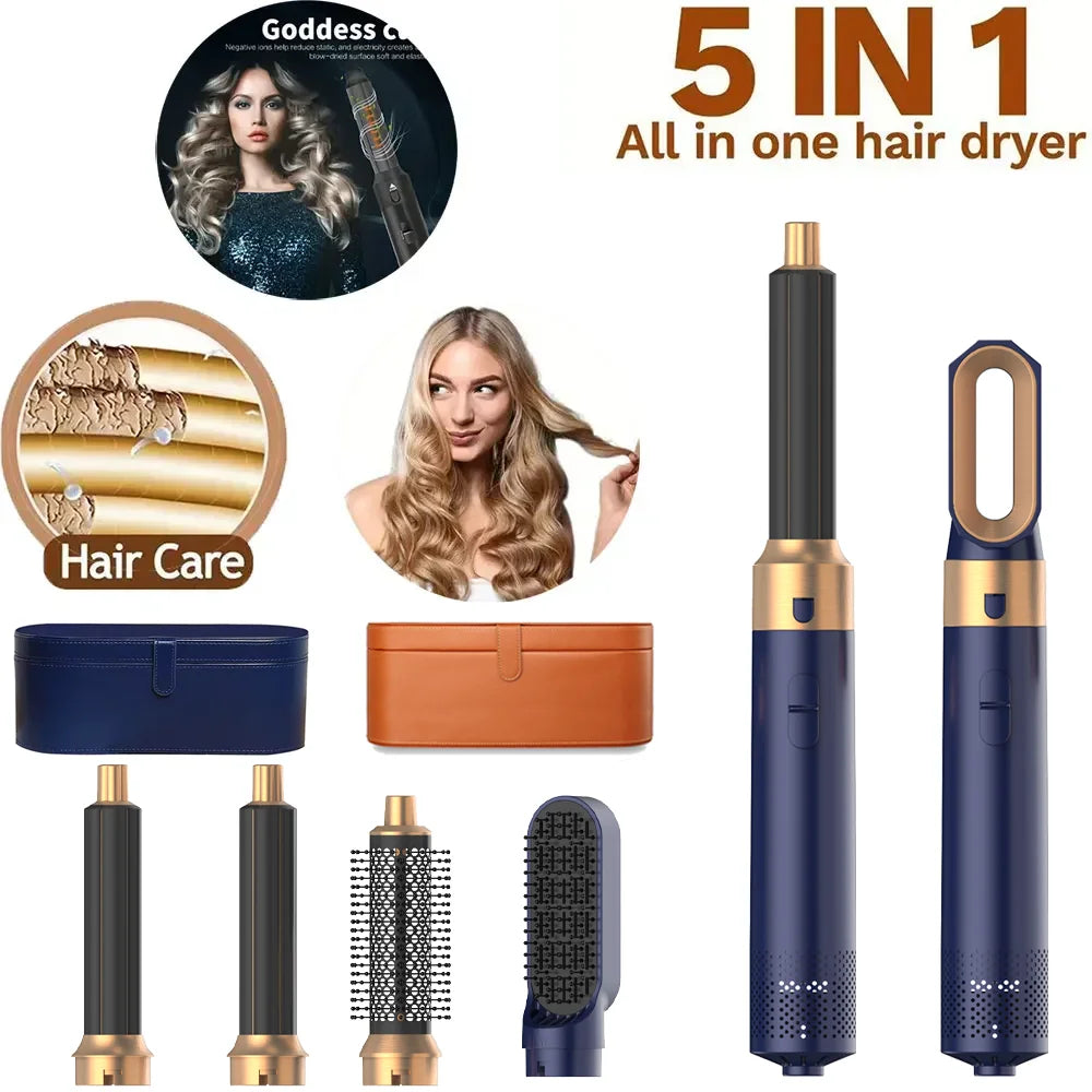 Revolutionaire 5-in-1 Haarkam Set: Professionele Warmtekam, Krultang en Stijltang voor Dyson Airwrap – Jouw Ultieme Haardroger Companion voor Prachtige Stijlen!