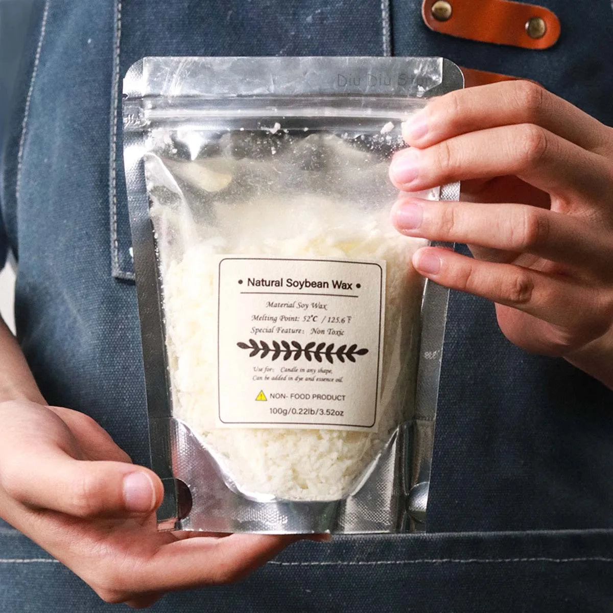 Natural Soy Wax for Candle Making | Soy Candle Wax Flakes for Containers, Pillars & DIY Candles | 100g–1000g