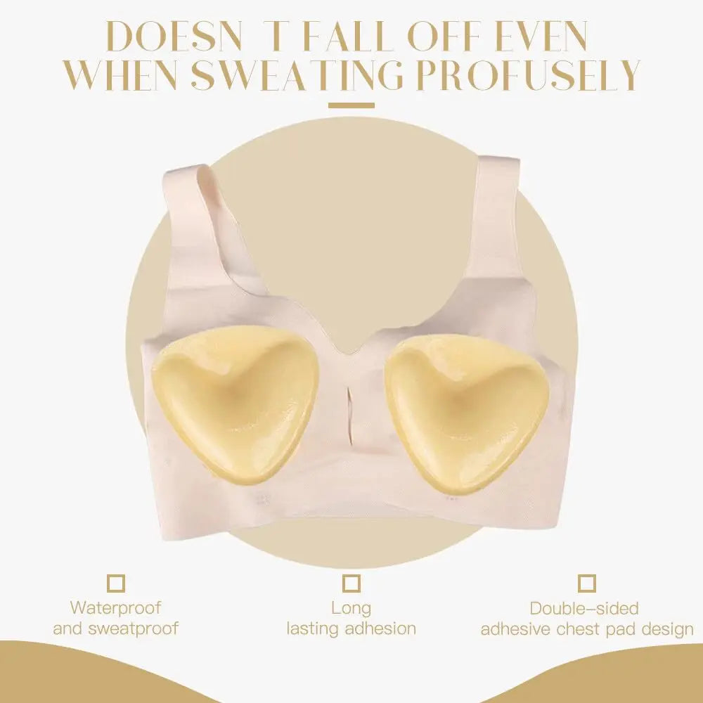Revolutionaire Dubbelzijdige Kleefpush-up Bh Invoegsels voor Vrouwen - Dikke Spons Borstlift Kussens Perfect voor Badmode en Bikinis!