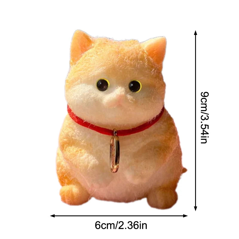 Schattige Dikke Oranjekat Plush Speelgoed - Perfect Verjaardagscadeau voor Kinderen, Feestdecoratie en Fidget Plezier!