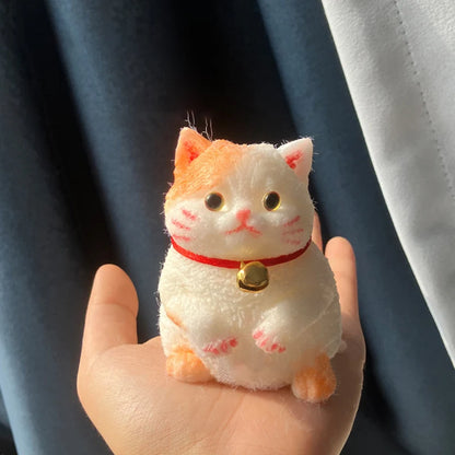 Schattige Jumbo Kitty Kat Taba Siliconen Pluche Speelgoed - Handgemaakte Squeeze Mochi voor Stressverlichting & Ontspanning - Perfect Cadeau voor Kattenliefhebbers!
