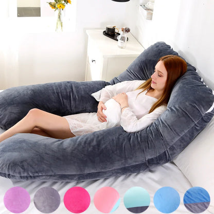 Luxueus 120x70 cm Zwangerschapskussen voor Ultiem Comfort - Ideaal voor Zwangere Vrouwen & Perfect voor Borstvoeding en Slaap!