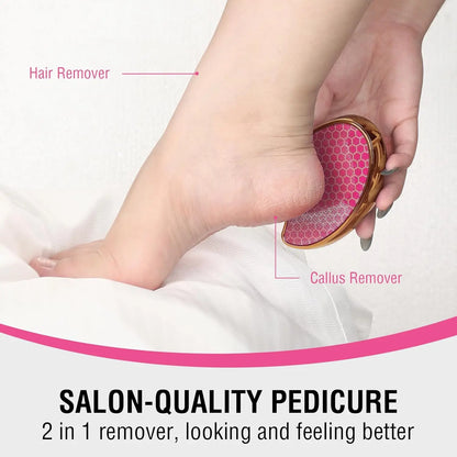 Premium Nano Glass Hakenschraper - Ultieme Voetenschrubber voor Zachte Pedicure en Verwijdering van Dode Huid - Douche Essentieel van CrystalTreat
