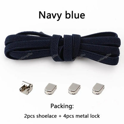 Moeteloze Elastische Geen-Knoop Veters voor Sneakers - Perfecte Pasvorm voor Kinderen en Volwassenen!