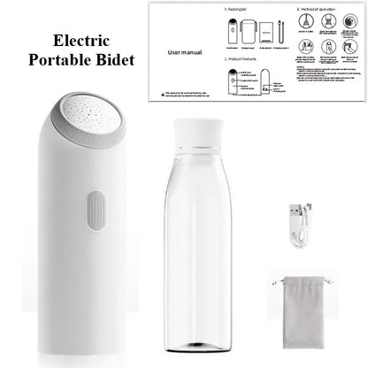Ultimate Oplaadbare Draagbare Reis Bidet - Handheld Hygiënische Sprayer voor Mannen en Vrouwen, Perfect voor Frisse en Comfortabele Verzorging Onderweg