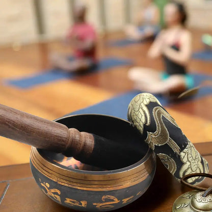 Lotus Tibetaalse Klankschaal Set – Het Perfecte Unieke Cadeau voor Meditatie, Yoga, Ontspanning, Chakra Healing en Mindfulness Praktijken