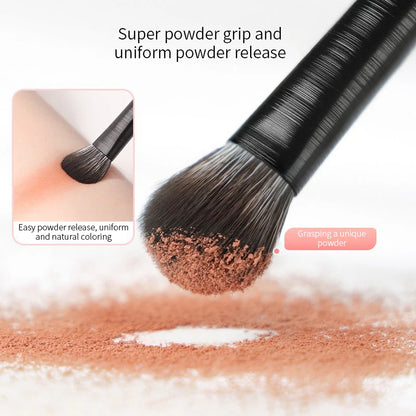 Essentiële Natuurlijke Oogmake-up Borstelset - Perfect voor Oogschaduw, Wenkbrauwcontour en Nauwkeurige Eyelinerapplicatie - Ideale Make-up Tools voor Vrouwen