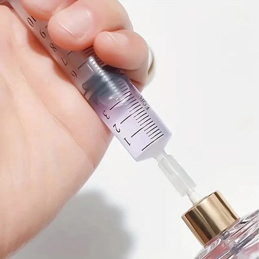 Nauwkeurige 10ML Spuitdispenser voor Cosmetica en Geuren - Levensbestendig Ontwerp, Transparante Metingen, Perfect voor Precise Vloeistofdistributie