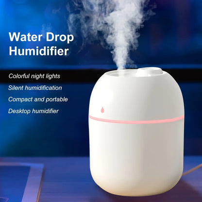 Compact 220ml Mini Cup USB Luchtbevochtiger met Mist Spray – Dubbele Functie Aroma Essentieel Olie Diffuser voor Uw Auto