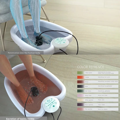 Revitalizeer je voeten met onze ionische detox voetbadmassager – elektrische spa-machine voor diepe reiniging en ontspanning!