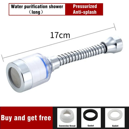 10-delig Drukgestuurde Bubbler Filter Set – Geavanceerde Kraan Purifier & Douchefiltratie voor Verwijdering van Chloor en Zware Metalen in uw Keuken