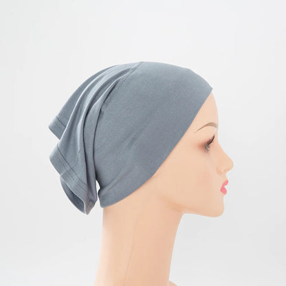 Chic en Stijlvol 56-Kleurige Vrouwen Binnen Hijab Tube Muts - Premium Bamboe Jersey Onderheadscarf voor Moslim Mode