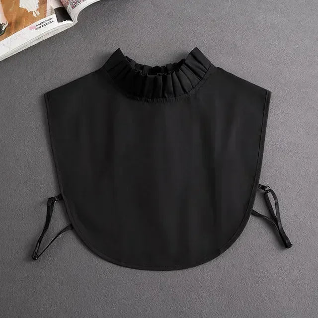 Chic 2024 Voorzijde Strik Witte Afneembare Kant Kraag voor Dames – Vintage Stijl Blouse Accessoire voor een Modebewuste Uiterlijk