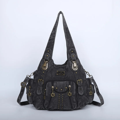 Chic Angelkiss Dames Handtas Collectie - Stijlvolle PU Leren Schoudertas & Ruimtelijke Schoudertas voor de Moderne Vrouw