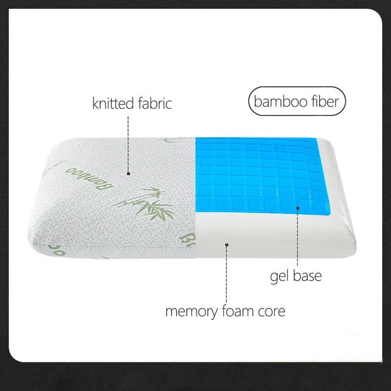 Premium Gel Koelende Geheugenschuim Kussen voor Ultiem Comfort - Perfecte Kussens voor een Verkwikkende Slaap!