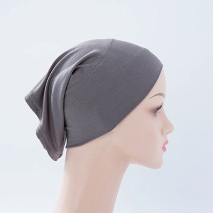 Chic en Stijlvol 56-Kleurige Vrouwen Binnen Hijab Tube Muts - Premium Bamboe Jersey Onderheadscarf voor Moslim Mode
