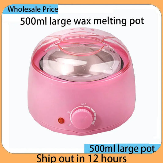 Moeiteloze Haarverwijdering: 500ml Wax Smeltmachine - Snelle Verhitting Epilator met Wax Bonen en Pot