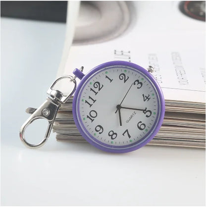 Charmante Vintage Pocket Watch Sleutelhanger Afstandsbediening Klok – Perfect voor Studenten en Medische Professionals!