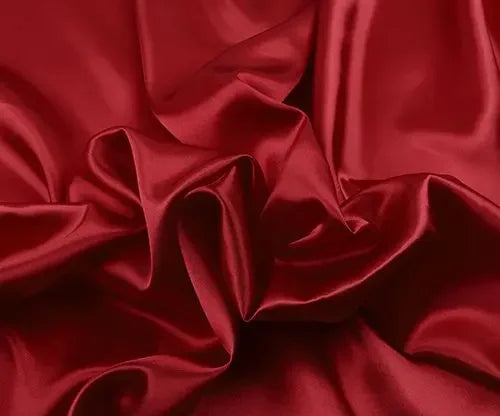 Satin Imitation Silk Fabric 150cm Wide Polyester Lining Cloth for Dresses Decor DIY Sewing by Meter