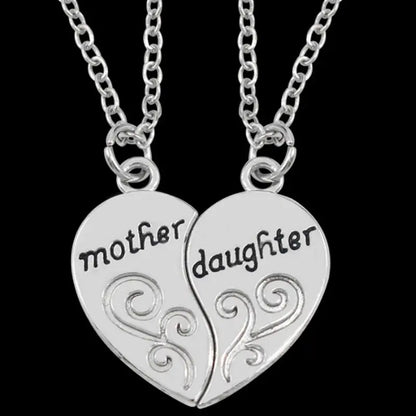Charmante Antiek Zilver Sieraden Set voor Moeders en Dochters: Een Mooie Expressie van Liefde en Stijl