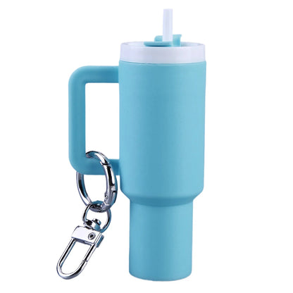 Schattige Mini Tumbler Sleutelhanger - Veelzijdige Chapstick Houder & Charmante Handtas Accessoire voor Schooltassen!