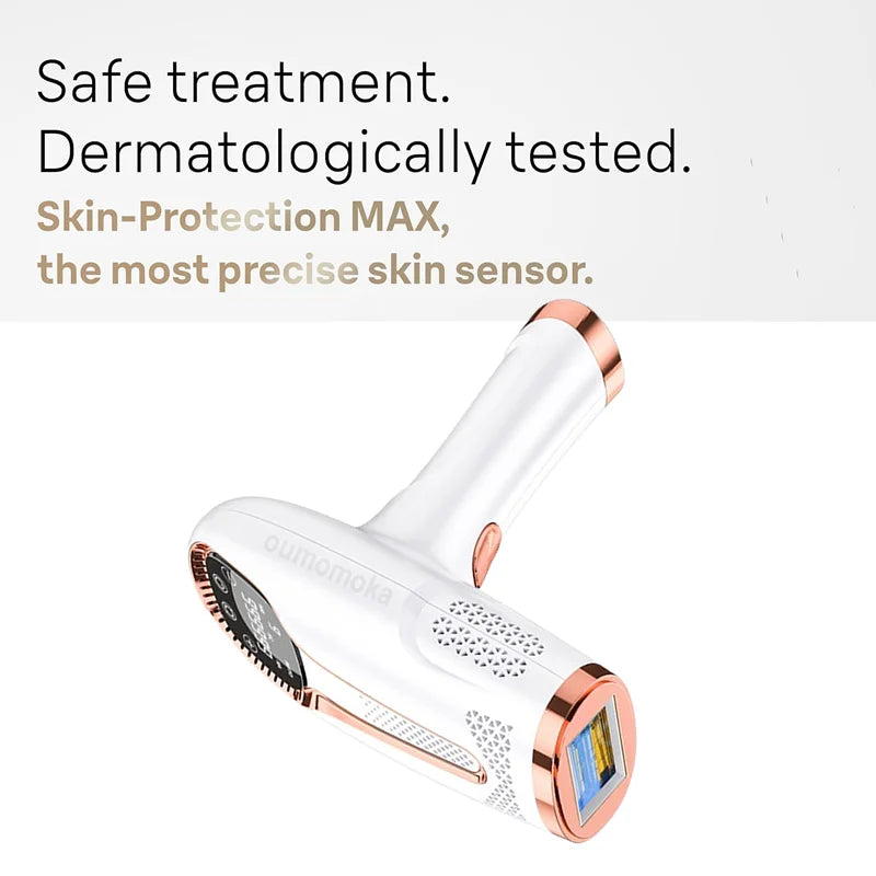 Revolutionair IPL Laser Haarverwijderingsapparaat – Dubbel-functionele Haarsnijder & Vibrerende Scheerapparaat voor Mannen en Vrouwen, Perfect voor Gezichtshaarverwijdering!