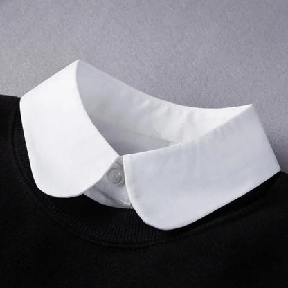 Chic 2024 Voorzijde Strik Witte Afneembare Kant Kraag voor Dames – Vintage Stijl Blouse Accessoire voor een Modebewuste Uiterlijk