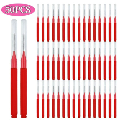 Set van 5/10/50 Mini Wenkbrauw Permanent Borstels - Wegwerp, Buigbare Wenkbrauw Lift Gereedschappen voor Perfecte Wimpers!
