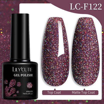 LILYCUTE 7ML Snelle-Extensions Nagelgel - Semi-permanente Acryl Kristalwit & Helder Nude Nagellak voor Prachtige UV Opbouw