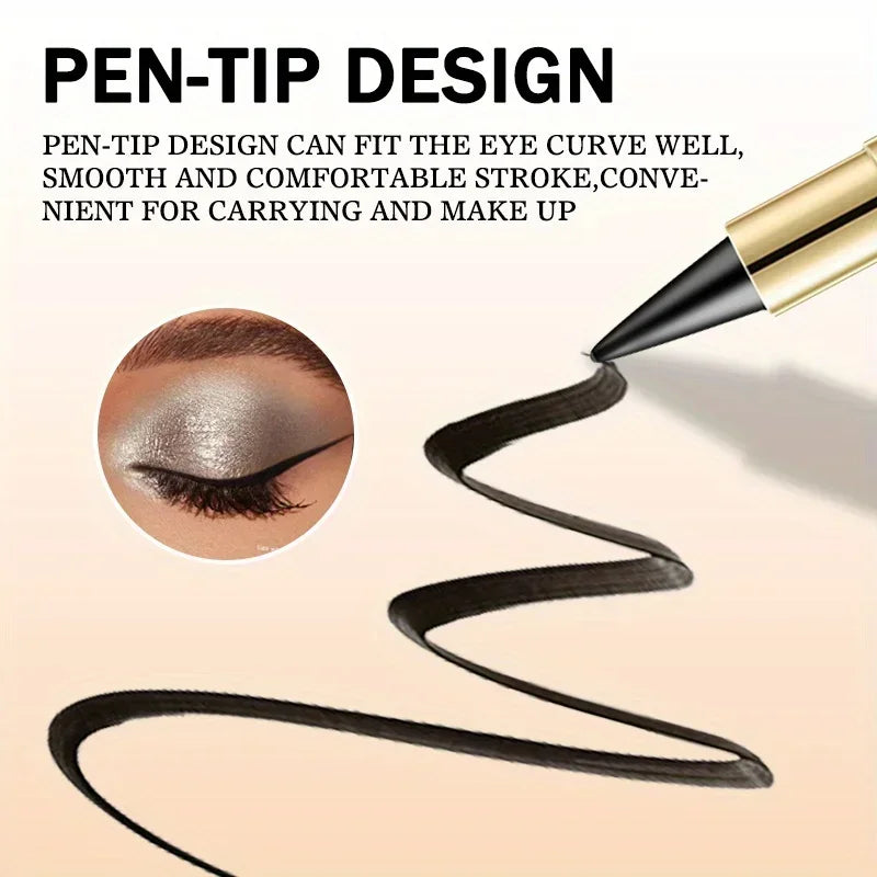 Dubbel Set van Zwarte & Bruine Gel Eyeliner Pencils - Waterdichte Oogmake-up Sticks voor Moeiteloze, Ongelooflijke Looks!