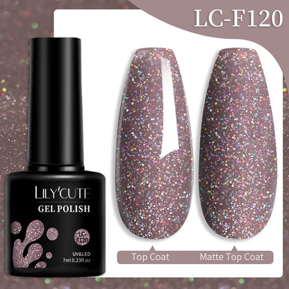 LILYCUTE 7ML Snelle-Extensions Nagelgel - Semi-permanente Acryl Kristalwit & Helder Nude Nagellak voor Prachtige UV Opbouw