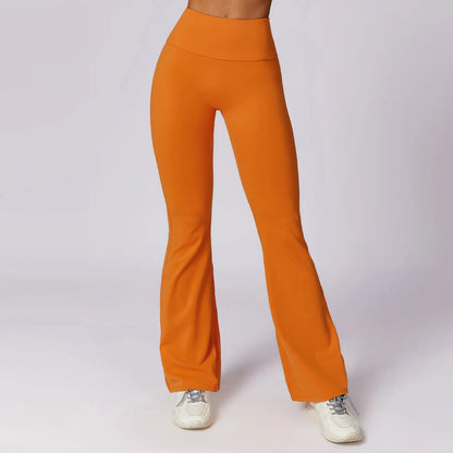 Stijlvolle Hoge Taille Flared Leggings voor Dames - Perfect voor Yoga, Gym en Dans!