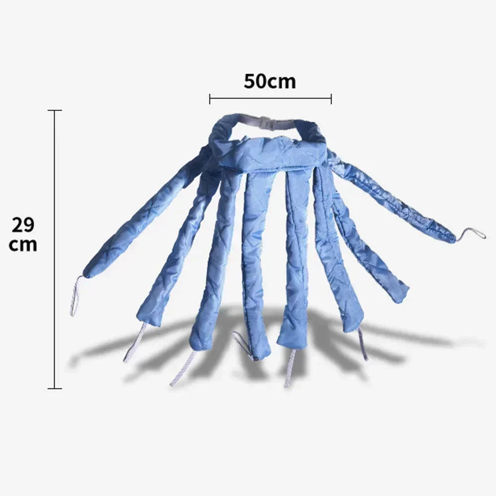 Revolutionaire Warmtevrije Haar Kruller - Zachte Schuim Octopus Rollen voor Moeiteloze Golven & Krullen, Perfect voor Ontspannen Slaapstijlen!