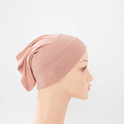 Chic en Stijlvol 56-Kleurige Vrouwen Binnen Hijab Tube Muts - Premium Bamboe Jersey Onderheadscarf voor Moslim Mode