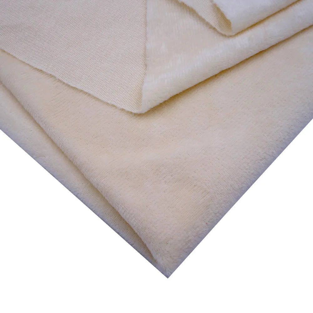 Super Soft Plush Minky Fabric Solid Color Fleece for Dolls Toys DIY Sewing Patchwork Home Textile