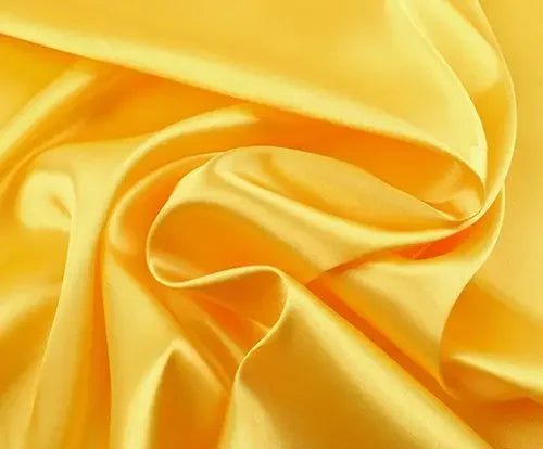 Satin Imitation Silk Fabric 150cm Wide Polyester Lining Cloth for Dresses Decor DIY Sewing by Meter