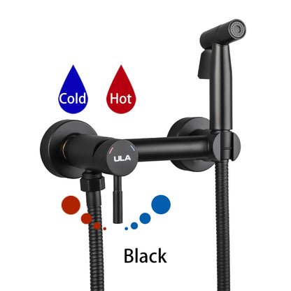 Premium ULA Geborstelde Bidetkraan Mixer - Stijlvolle Koud- en Warmwaterdouchesproeier voor de Ultieme Hygiëne-ervaring