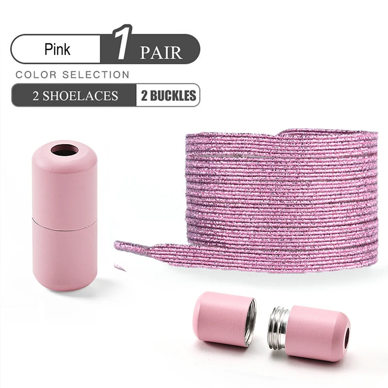 Levende Elastische Veters zonder Knoop met Kleurrijke Gespen – Perfect voor Kinderen en Volwassenen! Stijlvol, Makkelijk te Dragen en Verbreed voor Comfort!