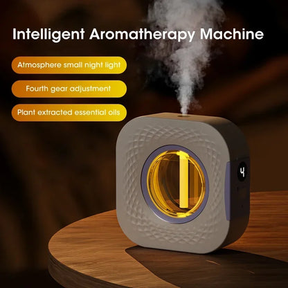 2024 Innovatieve USB Aromatherapie Diffuser & Slimme Luchtzuiveraar met Display – Perfect voor Keuken, Badkamer, Toilet en Auto Luchtverfrissing
