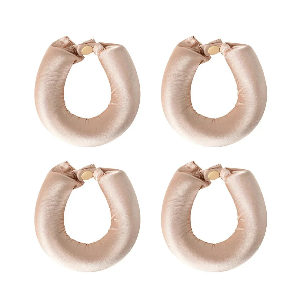 Satin Sleep Curls Heatless Curling Set - Wake Up To Soft, Voluminous Curls Without Heat Damage