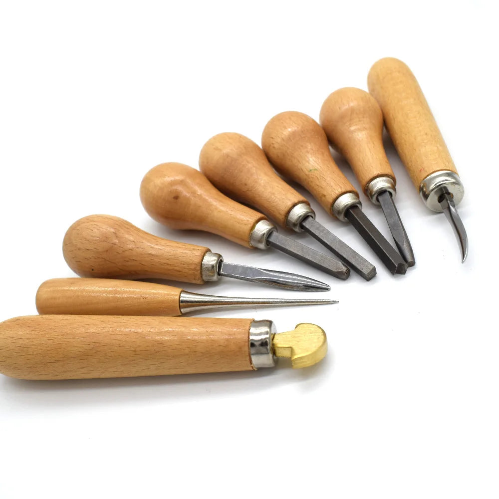 Gemstone Setting Tool Bezel Pusher Jewelry Tool Wooden Handle Diamond ...