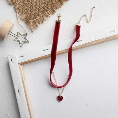 Elegante Vintage Fluwelen Parels Choker - Korte Zwarte Sleutelbeen Kraag Ketting voor Vrouwen - Perfecte Gotische Accessoire
