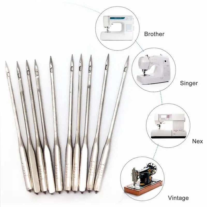 Aiguilles universelles machine à coudre lot de 50 tailles 11 à 18 couture domestique DIY