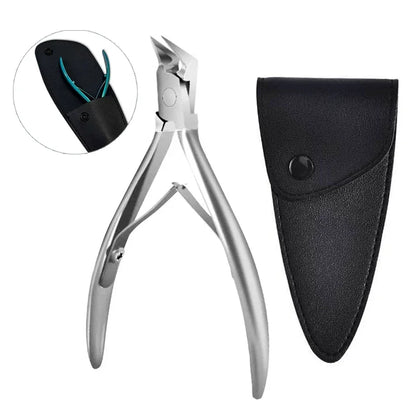 Premium Roestvrijstalen Nagelknipper en Cutille Nippers voor Perfecte Pedicure - Ingroeiende Teennagels Schaar voor Moeiteloze Dode Huidverwijdering