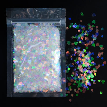 10g Blauw Groene Gloei-in-het-Donker Nagelpoeder - Luminieuze Pigmentstof voor Indrukwekkende Sieraden en Knutsel Decoraties