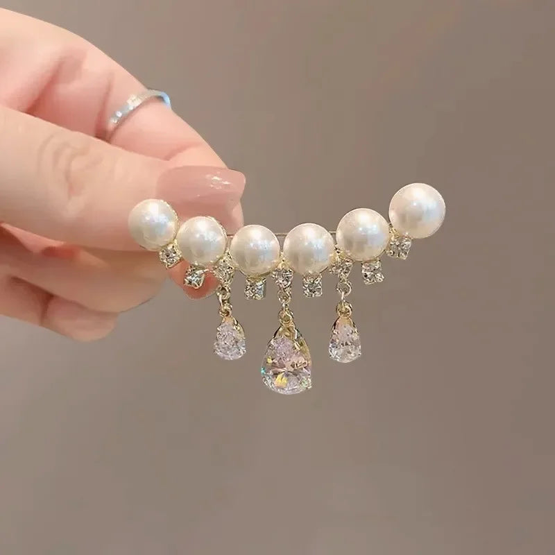 Prachtige paarse lavendel kristallen strass broche - Elegante bloemenpin voor jassen & luxe sieraad cadeau voor haar