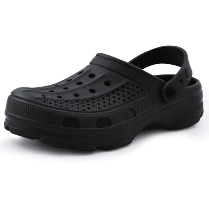 Comwarm Heren Ademend Klompen en Sandalen - Comfortabele Antislip Strand- en Tuinvoetwear voor Binnen- en Buitensporten