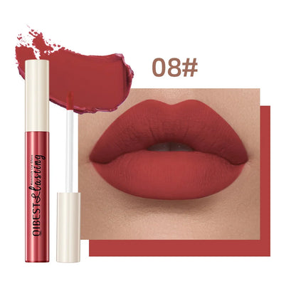 Velvet Matte Vloeibare Lipstick - Waterdicht, Langdurig, Overdrachtsbestendig, Niet-Plakkerig voor Perfecte Draagduur gedurende de Hele Dag